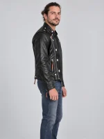 Men's J-31 Leather Motorcycle Jacket