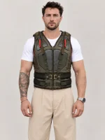 Men's Halloween Bane Leather Vest