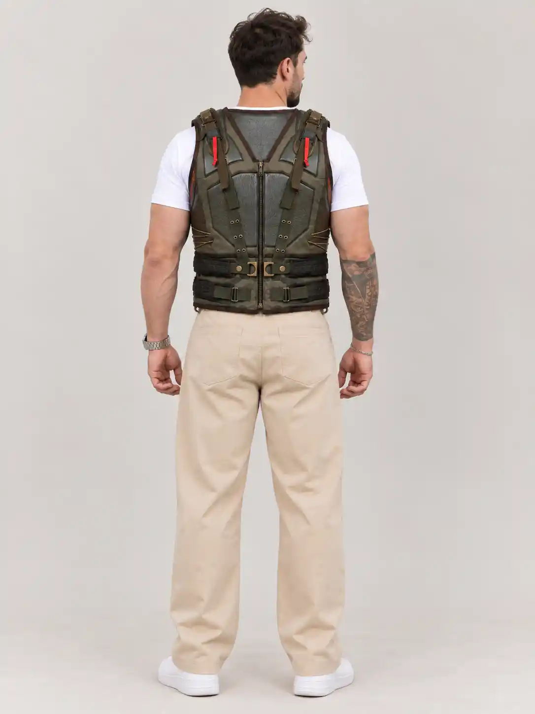 Men's Halloween Bane Leather Vest