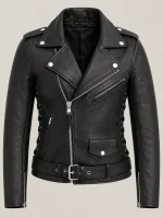 Women's Naked Classic Motorcycle Leather Jacket