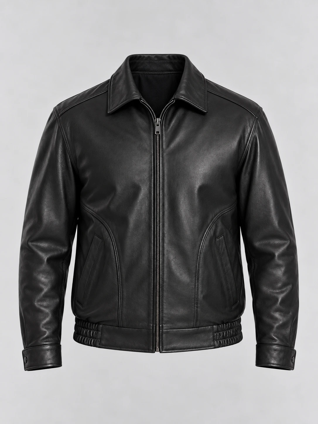 Men's All American Bomber Leather Jacket