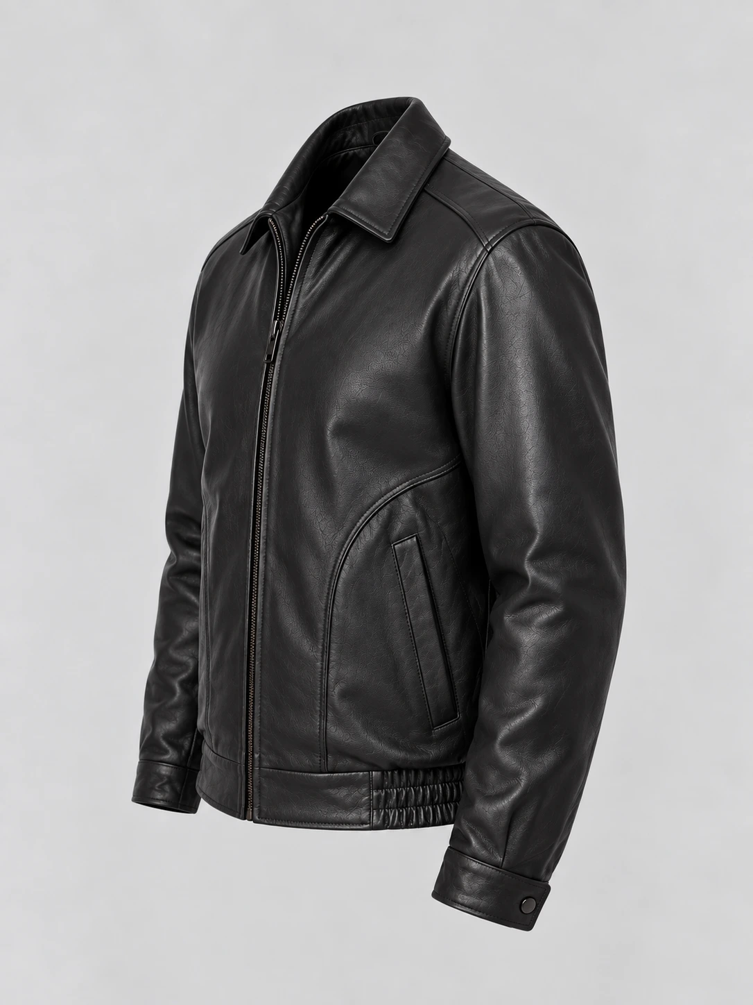 Men's All American Bomber Leather Jacket