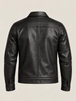 Men's Black Keanu Leather Jacket