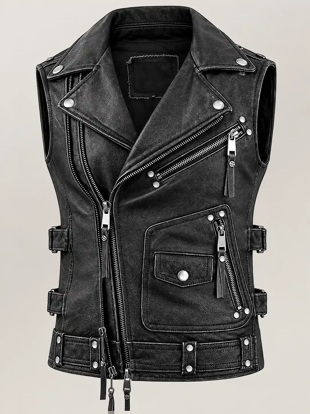 Men's Halloween Brando Black Vest