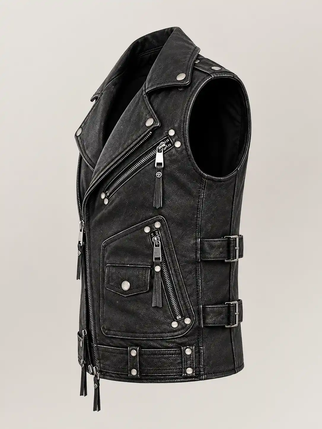 Men's Halloween Brando Black Vest