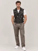 Men's Halloween Brando Black Vest