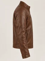 Men's Bourbon Roadster Leather Jacket
