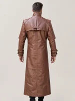 Men's Halloween Steam Punk Leather Coat