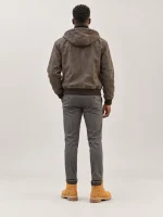 Men's Halifax Leather Hoodie Jacket