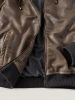 Men's Halifax Leather Hoodie Jacket