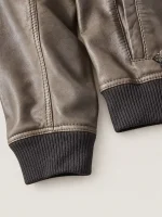 Men's Halifax Leather Hoodie Jacket