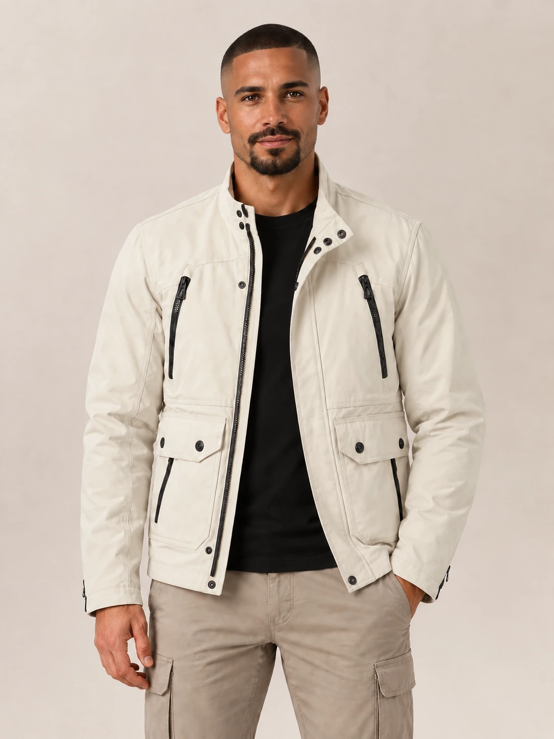 Men's Bone Mojave Motorcycle Jacket 2.0