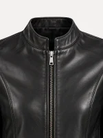 Women's Moto Leather Fashion Genuine Leather Jacket