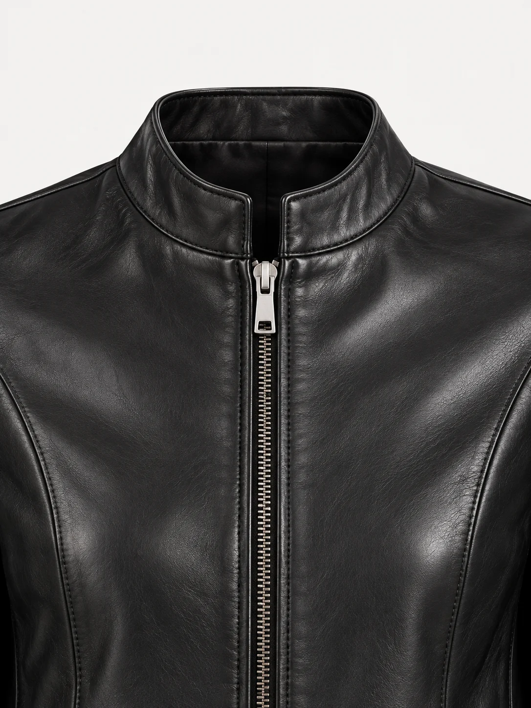 Women's Moto Leather Fashion Genuine Leather Jacket