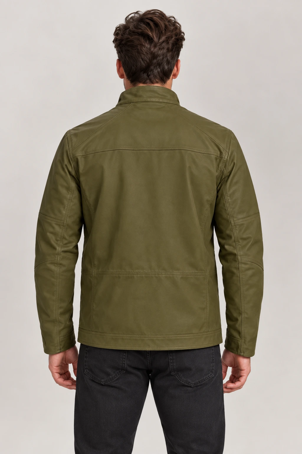 Men's Command Green Mulholland Motorcycle Jacket