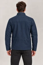 Men's Blue Mulholland Motorcycle Jacket