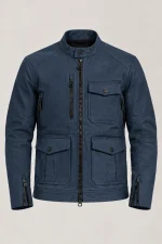 Men's Blue Mulholland Motorcycle Jacket