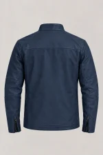 Men's Blue Mulholland Motorcycle Jacket