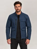 Men's Blue Mulholland Motorcycle Jacket