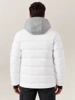 Men's White Wool Nordic Jacket