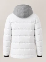 Men's White Wool Nordic Jacket