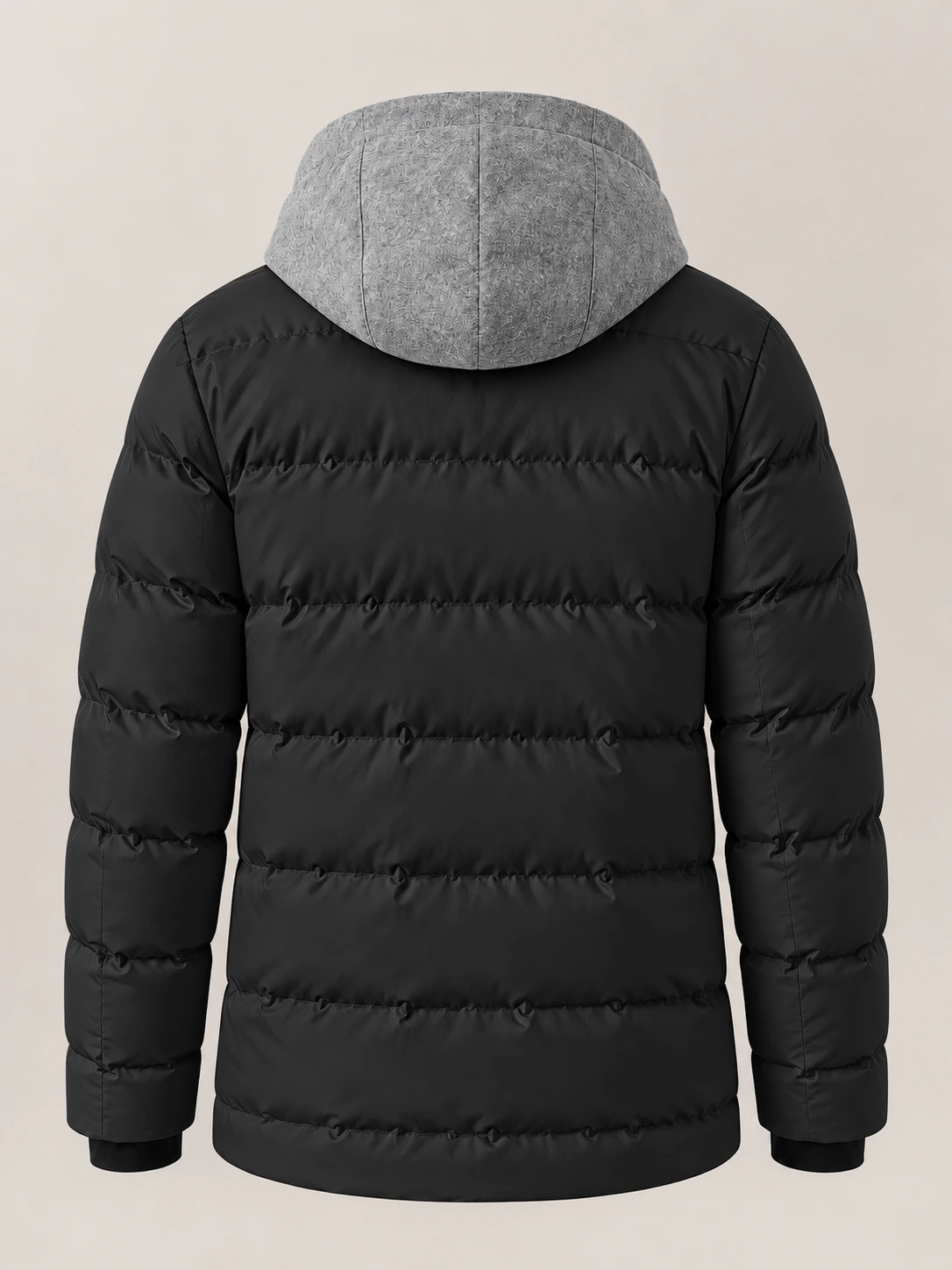 Men's Black Wool Nordic Jacket