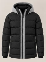 Men's Black Wool Nordic Jacket