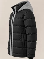 Men's Black Wool Nordic Jacket