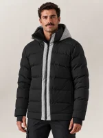 Men's Black Wool Nordic Jacket