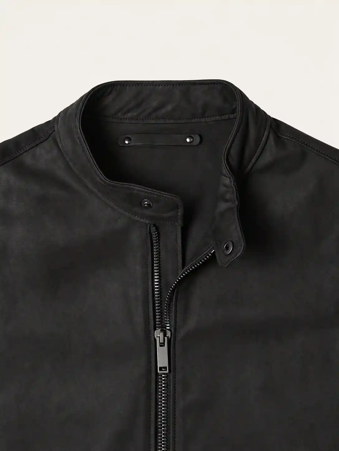 Men's Suede Racer Leather Jacket