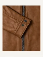 Men's Tofee Suede Racer Leather Jacket