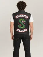 Men's Halloween South Side Leather Vest