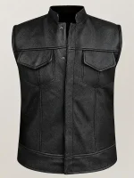 Men's Halloween South Side Leather Vest