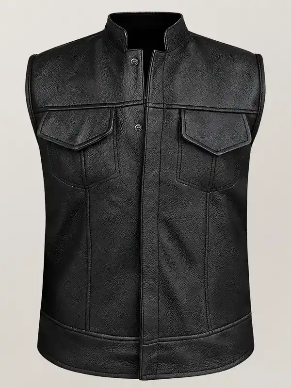 Men's Halloween South Side Leather Vest