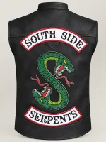 Men's Halloween South Side Leather Vest