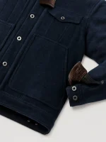 Men's Spokane Insulated Short Cruiser Wool Jacket