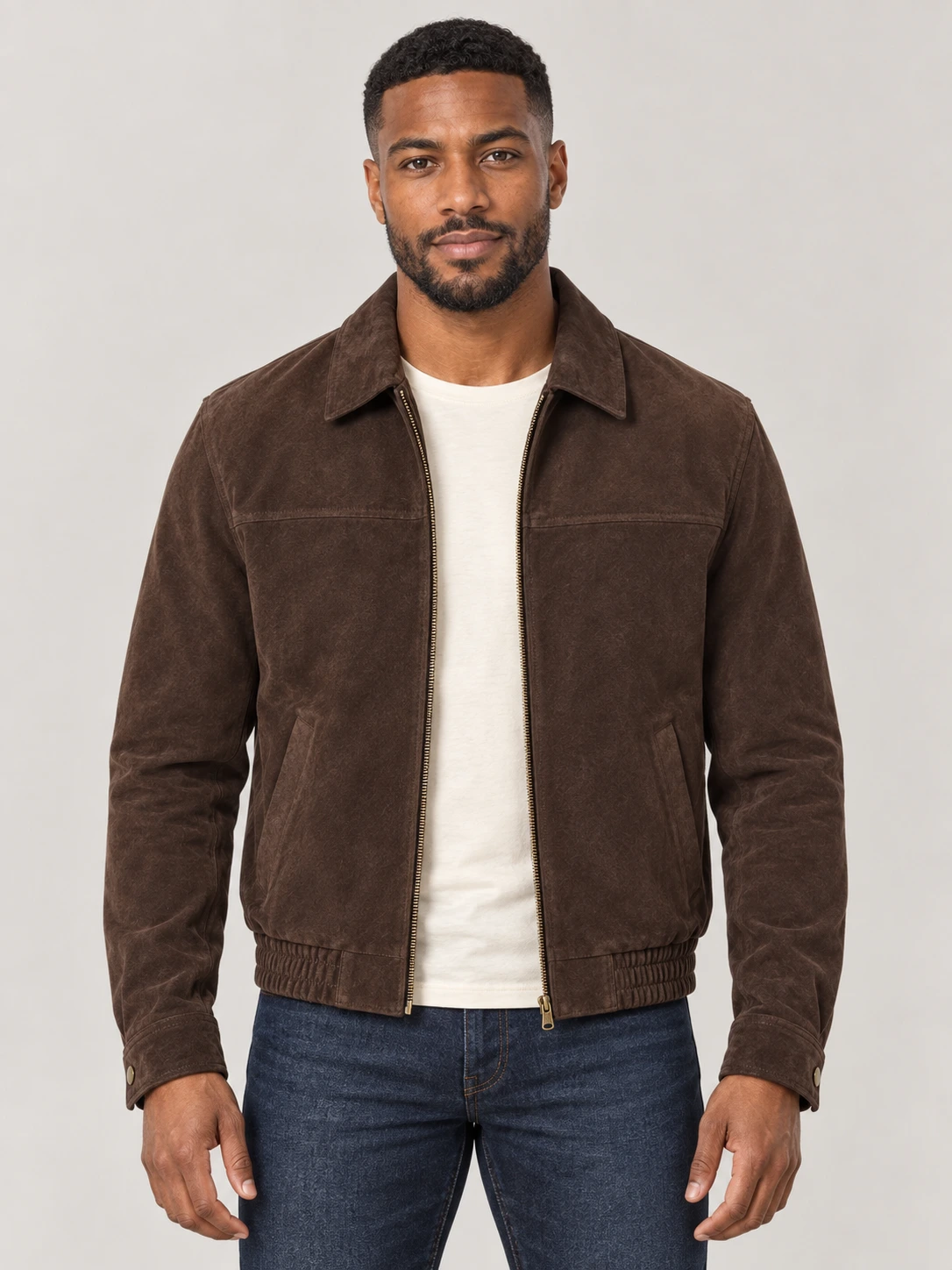 Men's Water Repellent Soft Touch Real Suede Leather