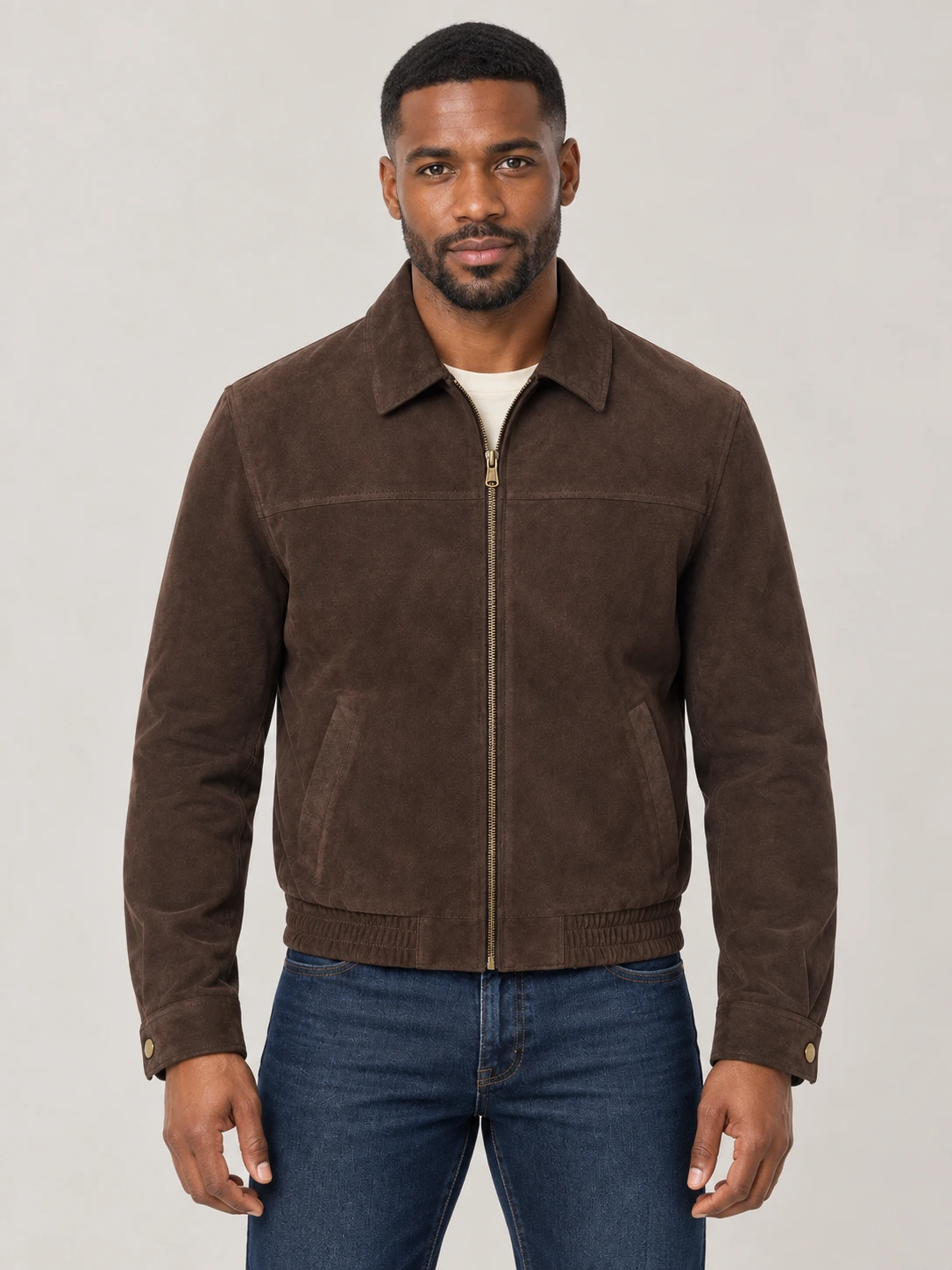 Men's Water Repellent Soft Touch Real Suede Leather