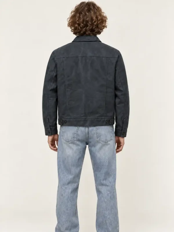 Tin Cloth Short Lined Cruiser Jacket M B 2