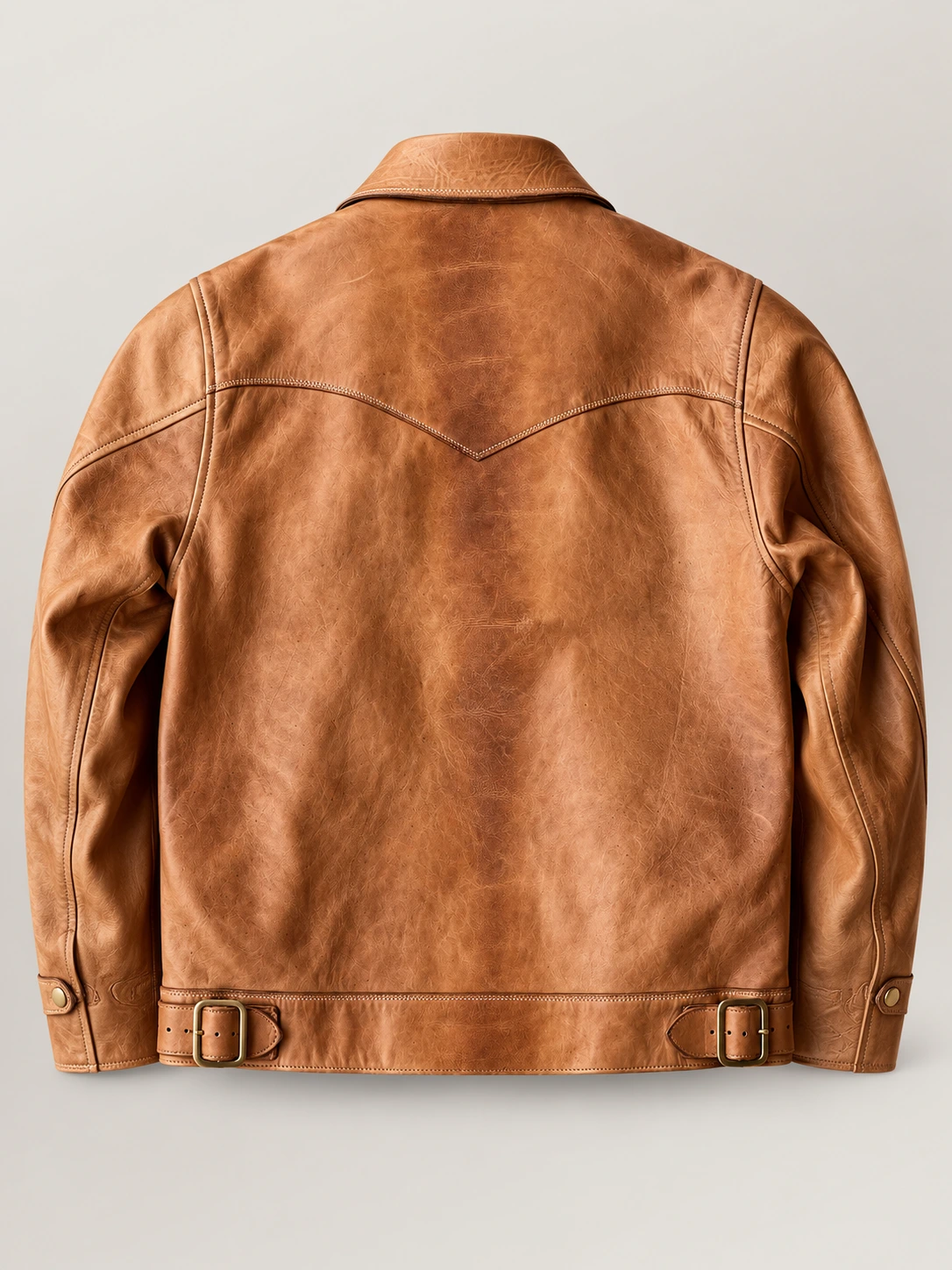 Men’s Union Vintage Stone Washed Cowhide Leather Jacket