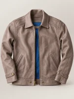 Men’s Union Vintage Olive Tanned Cowhide Leather Jacket