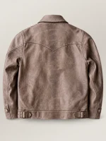 Men’s Union Vintage Olive Tanned Cowhide Leather Jacket