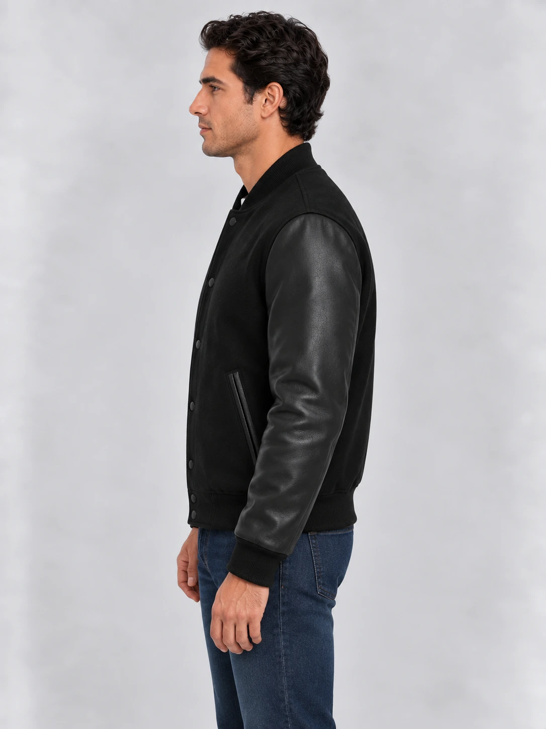 Men's Premium Varsity Wool Jacket
