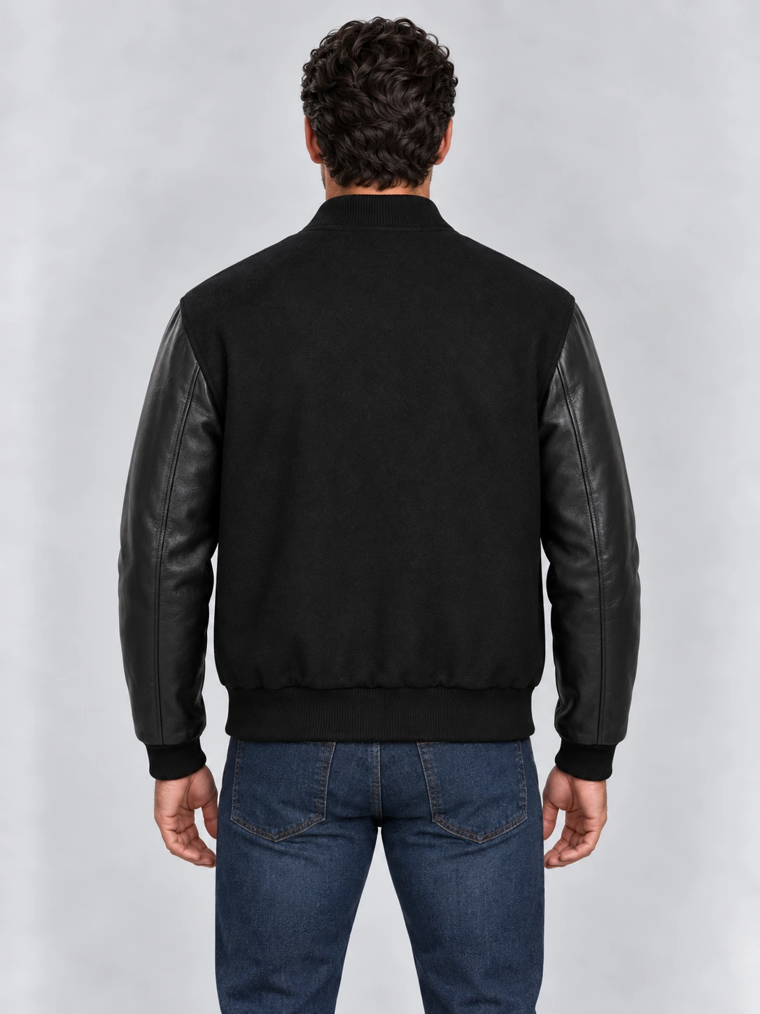 Men's Premium Varsity Wool Jacket