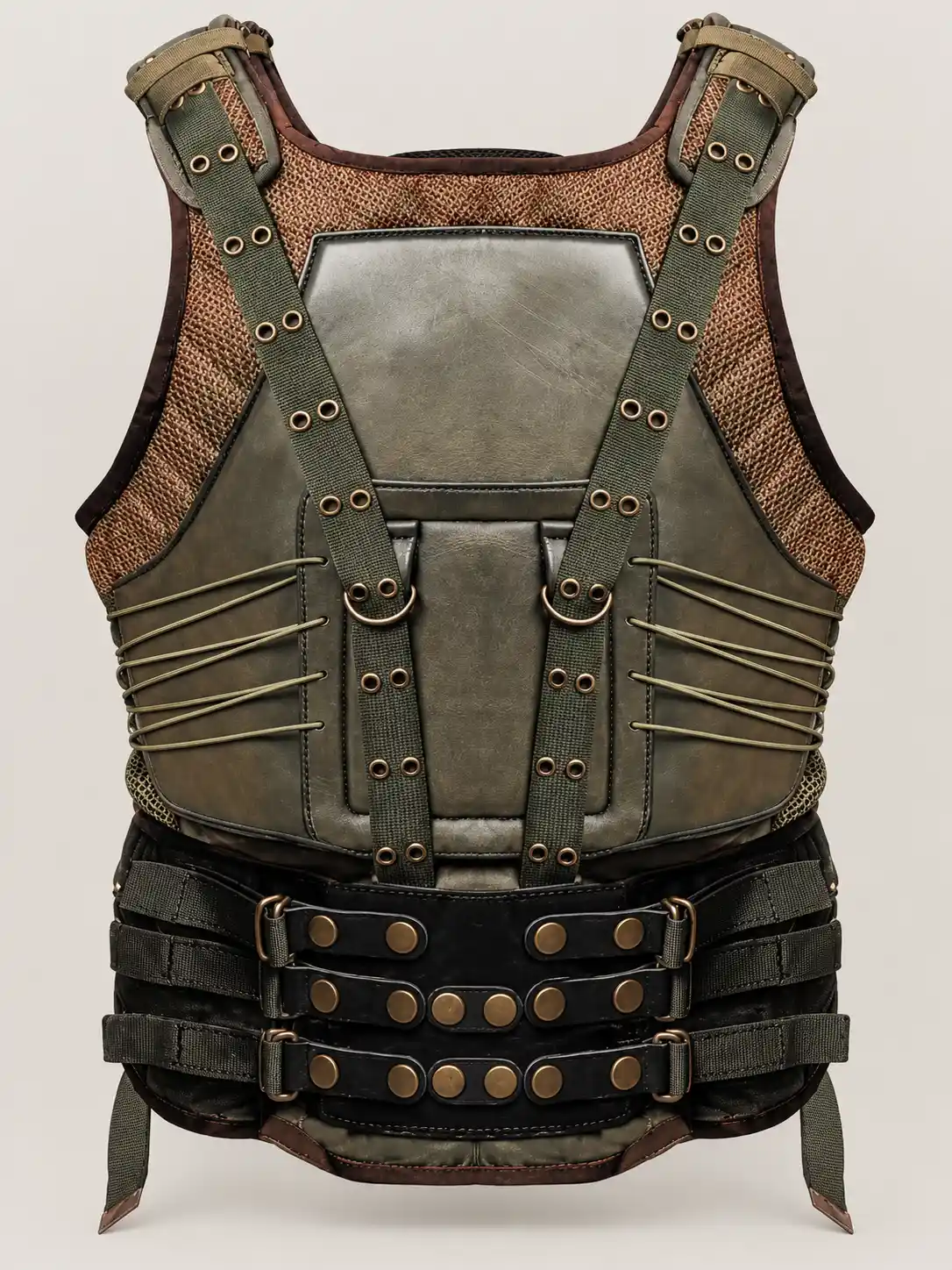 Men's Halloween Bane Leather Vest