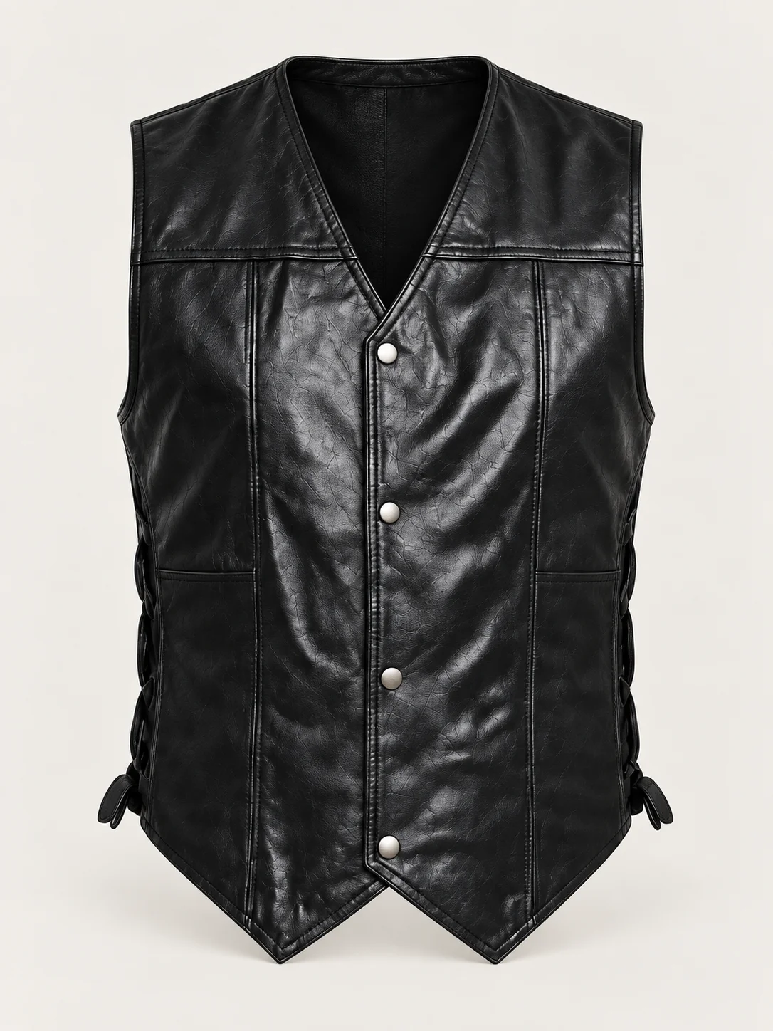 Men's Halloween Walking Dead Leather Vest