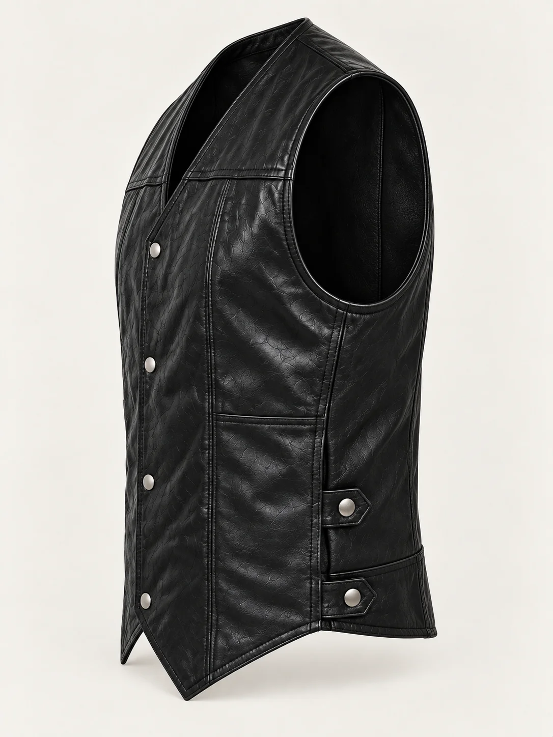 Men's Halloween Walking Dead Leather Vest