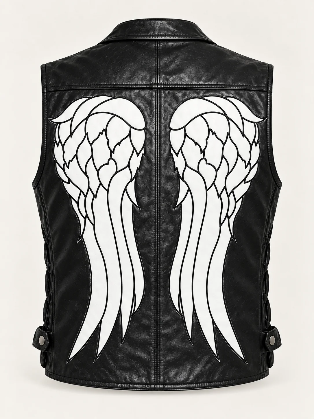 Men's Halloween Walking Dead Leather Vest