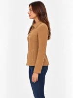 Women's Genuine Fashion Suede Leather Jacket