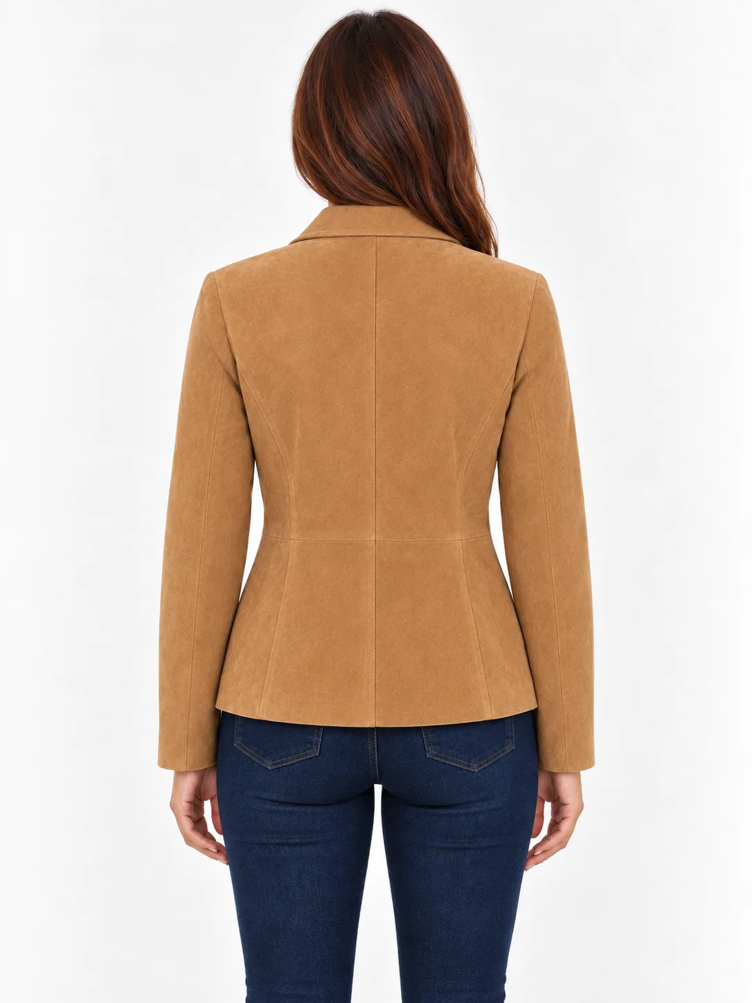 Women's Genuine Fashion Suede Leather Jacket